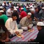 Shri Sita Ram Temple In Ayodhya Hosts Iftar Meal In Its Premises